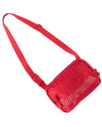 red supreme shoulder bag fw18