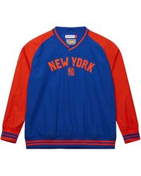 Mitchell & Ness - Nylon Pullover Jacket Vintage Logo "Nba Knicks" Jk9272 Nykroya" - Lyst