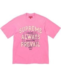 Supreme - Always Prevail Short-Sleeve Top "Fw25 - Lyst