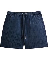 Kith - Jacquard Faille Cedar Short "Nocturnal" Khm060618 413" - Lyst