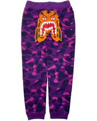 A Bathing Ape - Color Camo Tiger Sweatpants 001Pte701003X" - Lyst