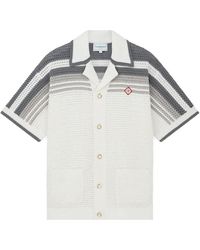 CASABLANCA - Tennis Crochet Shirt Sp26 Kw 933 01" - Lyst