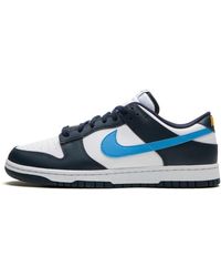 Nike - Dunk Low "midnight Navy / University Blue" Shoes - Lyst