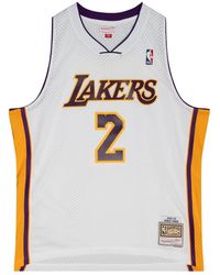 Mitchell & Ness - Alternate Jersey "Nba La Lakers 2002 Derek Fisher" Smjy4441 Lal02Dfiwhit" - Lyst