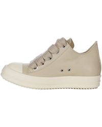Rick Owens - Jumbolace Low Sneaks "Sand Milk" Rp01F6883Lcow213811" - Lyst