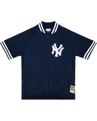Mitchell & Ness - Mlb Authentic Batting Practice 1/4 Zip Jersey "1988 New York Yankees – Abqz3002 Nyy88Pppnavy" - Lyst