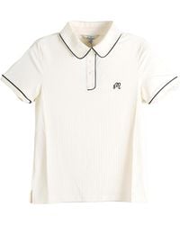 Malbon Golf - Anna Polo Shirt "Ivory" Mw 0086 Ivy" - Lyst