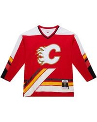 Mitchell & Ness - Nhl Dark Jersey Flames 1994 Phil Housley Jy8738 Cflred1" - Lyst