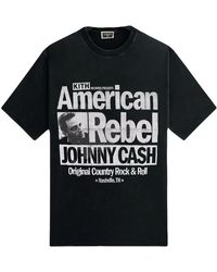 Kith - Johnny Cash American Rebel Vintage T-Shirt Khm033584 001" - Lyst