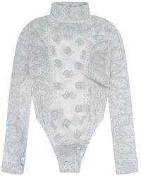 Rhude - Bandana Mesh Bodysuit Rhss22Bo01016199" - Lyst
