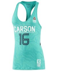 Reebok - Rcf Authentic Carson Tank "Neon Pacific" S97468" - Lyst