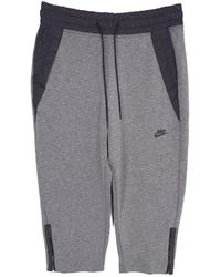 Nike - Sportswear Tech Fleece Crop Pants "Carbon Heather" 831711 091" - Lyst