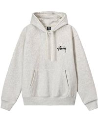 Stussy - 8 Ball Fade Hoodie "Ash Heather" Stus445" - Lyst