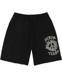 DENIM TEARS - Denim University Sweat Shorts Dt201" - Lyst