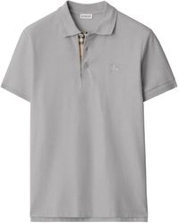 Burberry - Eddie Ekd Polo Shirt "Pale Melange" 8126933" - Lyst