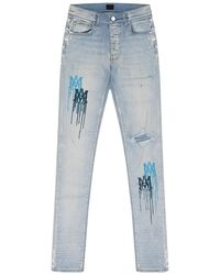 Amiri - Ma Drip Jeans "Light" Ss22Mds025 485" - Lyst