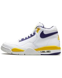 Nike - Flight Legacy S Basketball Fashion Shoes Bq4212-102 White - Lyst