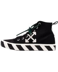Off-White c/o Virgil Abloh - Mid Top Vulcanized Sneakers Om1A119C99Fab0011 001" - Lyst