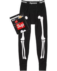 Supreme - Hanes Bones Thermal Pant "Fw21" Su11195" - Lyst