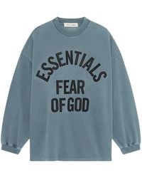 Fear Of God - Campus 90's Long-Sleeve T-Shirt "Faded Coastal" 125Sp262013F" - Lyst