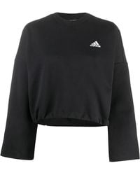adidas - 3-Stripes Double Knit Sweatshirt Gc6943" - Lyst