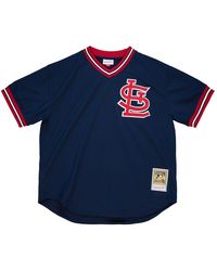 Mitchell & Ness - Authentic Bp Jersey "Mlb Cardinals 1994 Ozzie Smith" Abpj3034 Slc94Osmnavy" - Lyst