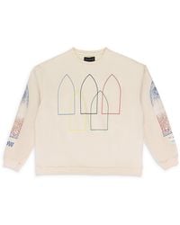 Who Decides War - Intertwined Windows Hoodie "Ivory" 1110330018Ss24" - Lyst