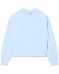 Lacoste - Oversized Double Face Jersey Sweatshirt Sf0046 51 T01" - Lyst