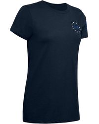 Under Armour - Freedom Banner T-Shirt "Academy Royal" 1352160 408" - Lyst