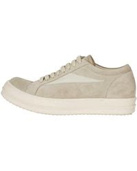 Rick Owens - Scarpe Pelle Vintage Low "Pearl Dirty Milk Milk" Ro01F6888 Lvslco 08311" - Lyst