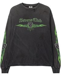 Triple Sevens - Biker Long Sleeves T-Shirt Ts7090" - Lyst