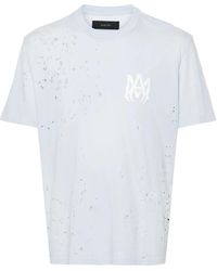 Amiri - Ma Logo Shotgun T-Shirt Dawn Amjyte1029 460" - Lyst