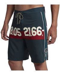 Hurley - Jjf 4 Phantom Parallel Sea 19" Boardshorts "Midnight Spruce" Aj2042 303" - Lyst