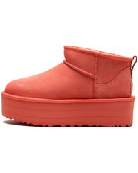 UGG - Classic Ultra Mini Platform Boot "Vibrant Coral" 1135092 Vcrl" - Lyst