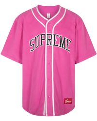 Supreme - Polartec Baseball Jersey Su853" - Lyst