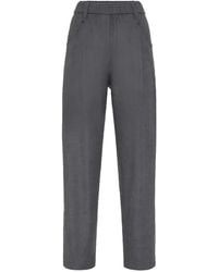 Brunello Cucinelli - Tailored Trousers "Dark" Brun334" - Lyst