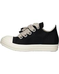Rick Owens - Jumbolace Low Sneakers Nylon Milk" Ds02E7819 Ncvw2 911" - Lyst