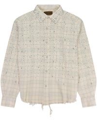 BIRTH OF ROYAL CHILD - Pearl And Diamond Button-Down Shirt Bc25Ssls01 Beig" - Lyst