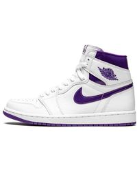 Nike - Air 1 Retro High "court Purple" Shoes - Lyst