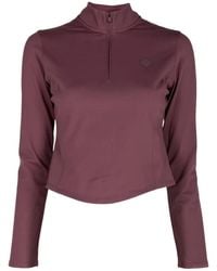 Malbon Golf - Camila Mid Layer Jacket "Plum Wine" Mw 0248 Pwi" - Lyst