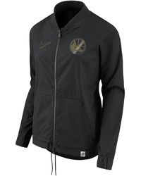 Nike - Nba Golden State Warriors Bomber Jacket 862368 010" - Lyst