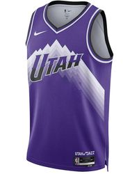 Nike - Nba Utah Jazz Icon Swingman Jersey "Field" Dx8551 504" - Lyst