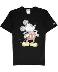 Champion - Disney's Mickey & Friends Heritage T-Shirt "Posing Mickey - Lyst