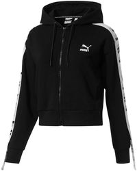 PUMA - Revolt Full Zip Terry Hoodie "Cotton" 578594 01" - Lyst