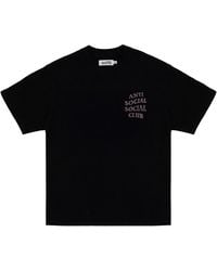 ANTI SOCIAL SOCIAL CLUB - Rhinestone Mind Games T-Shirt Asscss26Ss24" - Lyst