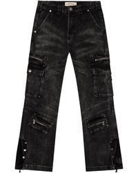 GODSPEED NEW YORK - Rockstar Flare Cargo Pants Wash" Gs847" - Lyst