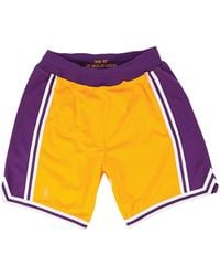 Mitchell & Ness - Authentic Short "Nba Los Angeles Lakers Home 1996-97" Ashrgs18121 Lalltgd96" - Lyst
