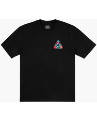 Palace Cotton Tri-camo T-shirt in Black 