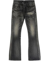 Purple Brand - Studded Vintage Flare Jeans P004 Vnbl224" - Lyst