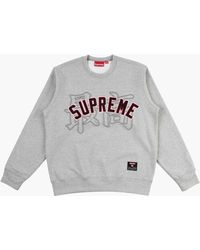 Supreme Crew neck sweaters for Men | Lyst